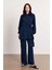 Perla Tunik Pantolon Takım - Indigo 1