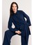 Perla Tunik Pantolon Takım - Indigo 3