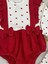 Kalpli Kız Bebek Çoraplı Bandanalı Romper Set 3-6/6-9/9-12 Ay 2