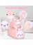 Brave Bull。sevimli Kedi Tavşan Peluş Yastık 20.32 cm Yavru Tavşan Dolması Hayvan Yumuşak Kawaii Kedi Peluş Oyuncak Tavşan Kostüm Oyuncak Çocuklar Hediye (Yurt Dışından) 3