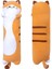 Brave Bull。peluş Kedi Yumuşak Çocuk Peluş Oyuncak Yastık Uzun Pamuk Yavru Kedi Sevimli Oyuncak Doldurulmuş Hayvan Oyuncak Kızlar Için (Gri 50CM/19.7IN) (Yurt Dışından) 1