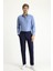 Slim Fit Dar Kesim Yünlü Klasik Kumaş Pantolon 2