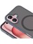 Apple iPhone 16 Plus ile Uyumlu Kılıf Magsafe Şarj Özellikli Mat Arka Yüzeyli Kapak 3