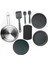 The All-In-One Fry Pan Set - Çelik Kızartma Tava Seti (9 Parça)  .94L  32OZ 5