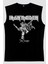 Iron Maiden Siyah Kesik Kol / Kolsuz Erkek Tişört 2