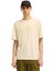 Uv-Protectıon Logo Short Krem Erkek Kısa Kol T-Shirt 1