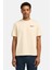 Rugged Active Gear Back G Krem Erkek Kısa Kol T-Shirt 1