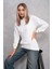 Kadın Kanguru Cepli Kapüşonlu Iki Iplik Sweatshirt 245099 - 1