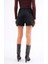 Kadın Düğme Detaylı Etek Görünümlü Süet Şort 245187 - 5