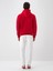 Erkek Kırmızı Pamuk Dokulu Regular Fit Sweatshirt 4