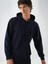Erkek Lacivert Pamuk Dokulu Regular Fit Sweatshirt 2