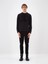 Erkek Siyah Pamuk Dokulu Regular Fit Sweatshirt 1