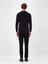 Erkek Siyah Modal Dokulu Slim Fit Uzun Kollu Tişört 4