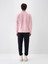 Erkek Pembe Pamuk Dokulu Regular Fit Sweatshirt 4