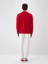 Erkek Kırmızı Pamuk Dokulu Regular Fit Sweatshirt 4