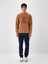 Erkek Camel Pamuk Dokulu Regular Fit Sweatshirt 1