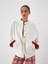 Kadın Ekru Esnek Dokulu Oversize Ceket 2