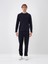 Erkek Lacivert Pamuk Dokulu Regular Fit Sweat Pantolon 1
