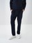 Erkek Lacivert Pamuk Dokulu Regular Fit Sweat Pantolon 3