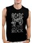 Top Rock Acdc Siyah Kesik Kol / Kolsuz Erkek Tişört 1