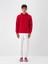 Erkek Kırmızı Pamuk Dokulu Regular Fit Sweatshirt 1