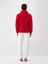 Erkek Kırmızı Pamuk Dokulu Regular Fit Sweatshirt 4