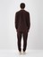 Erkek Kahverengi Pamuk Dokulu Regular Fit Sweatshirt 4