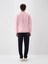 Erkek Pembe Pamuk Dokulu Regular Fit Sweatshirt 4