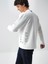 Erkek Ekru Pamuk Dokulu Regular Fit Sweatshirt 2