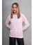 Kadın Kanguru Cepli Kapüşonlu Iki Iplik Sweatshirt 245099 - 2