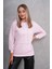 Kadın Kanguru Cepli Kapüşonlu Iki Iplik Sweatshirt 245099 - 3