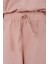 Poplin Bol Paça Pantolon Soft Pembe 7