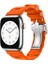 Apple Watch 7 45MM Spor Görünümlü Krd-94 Silikon Kordon 1