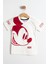 Mickey Mouse Baskılı T-Shirt ve Şort Takımı Kırmızı 3-10 2