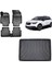 Opel Crossland 2023 Model Üst Kademe 3D Bagaj Havuzu+3D Havuzlu Araca Özel Paspas Takımı 1