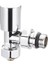Radyatör Havlupan Vanası Köşe Tip Pex(16*2mm) Krom KVN102 1