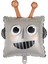 Robot kafası folyo balon 66 cm 2