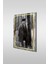 Atatürk Paltolu Siyah Beyaz 2 Dikey Cam Tablo 1