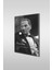 Atatürk Payidar Özel Tasarım Siyah Beyaz Dikey Cam Tablo 1