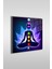 Spirituel Meditasyon Dekoratif Kare Cam Tablo 2