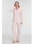 Kadın Uzun Kol Pamuklu Modal Gömlek ve Pantolon Takım Pijama TAKIMI11291 2