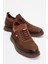 Erkek Gerçek Deri Bağcıksız Comfort Casual Ayakkabı Pc 61896 Nubuk Kahve 2