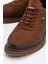 Erkek Gerçek Deri Bağcıksız Comfort Casual Ayakkabı Pc 61896 Nubuk Kahve 3
