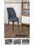 Oval Kadife Sandalye Kılıfı 5