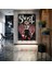 Ghost Rock Müzik Grubu Müzik Rock Gotik Haç Zombi Dikey Kanvas Tablo 1