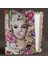 Pembe Sakız Balonu Patlatan Marilyn Monroe Grafitti Dikey Kanvas Tablo 2