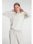 Kadın Uzun Kollu Sweatshirt Pantolon Takım Pijama Takımı 11241 1