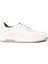 Hakiki Deri Beyaz Erkek Sneaker Ayakkabı - 01965MBYZE03 1