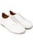 Hakiki Deri Beyaz Erkek Sneaker Ayakkabı - 01965MBYZE03 4