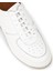 Hakiki Deri Beyaz Erkek Sneaker Ayakkabı - 01965MBYZE03 5